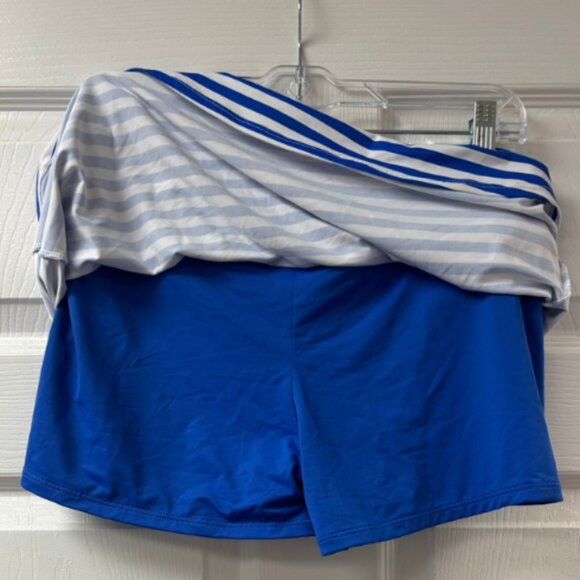 Tommy Bahama | Breaker Bay Skort (Beaming Blue) Women's Swimwear - Picture 5 of 5